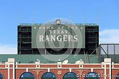 Globe Life Park in Arlington Editorial Stock Photo